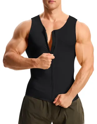 Productafbeelding van Heren Compression Shirt - Mouwloos - Zwart
