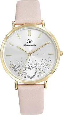 Image de Girl Only Montre à quartz pour femme Mademoiselle motif cœur avec bracelet en cuir rose D2UGO699624