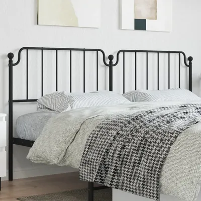 Produktbild von Design Möbel Kopfteil Metall Schwarz 200 cm - 2024 Neu