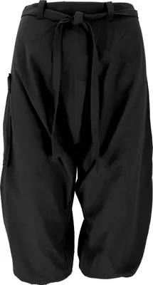 Produktbild von Baggy Shorts, Sarouel Hose - Schwarz, Damen, Baumwolle, Größe: L
