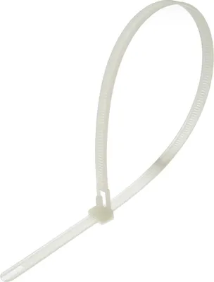Produktbild von Kabelbinder mit integrierten Schnellverschluss wiederlösbar wiederverwendbar, VPE 100 Stück Maße L/B/H 370,0mm x 7,6mm,