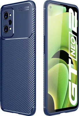 Produktbild von Mobigear Racing  Realme GT Neo 3T Hülle Flexibles TPU Backcover - Blau