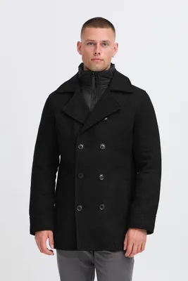 Produktbild von INDICODE IDLuxeno Herren Wintermantel Wollmantel Winterjacke Wollmischung regular fit