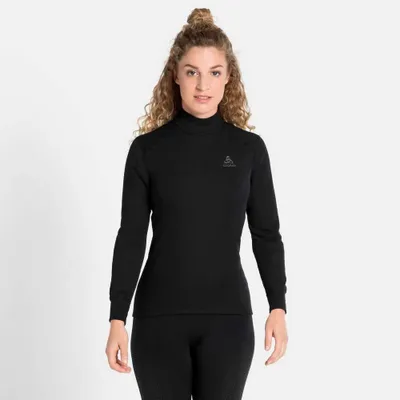 Produktbild von Odlo Turtle Active Warm Eco Langarm-baselayer Schwarz M Damen Schwarz M