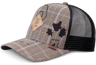 Produktbild von DJINNS Trucker Cap HFT Crinklecheck Mesh black