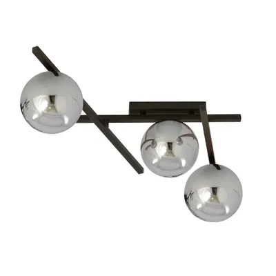 Immagine prodotto di Lampada da soffitto Emibig 3xE14 40W SMART 3 NERO/GRAFITE 1104/3