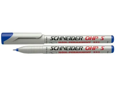 Produktbild von Schneider Universalmarker Maxx 221 S blau, non-permanent, Stärke 0,4mm