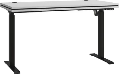 Produktbild von Masseno Schreibtisch MALTESA 138x67x123,6 cm Bürotisch Computertisch, Grau
