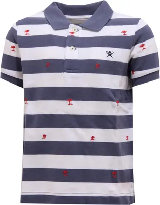 Image de 3252U HACKETT polo bleu/blanc t-shirt enfant garçon