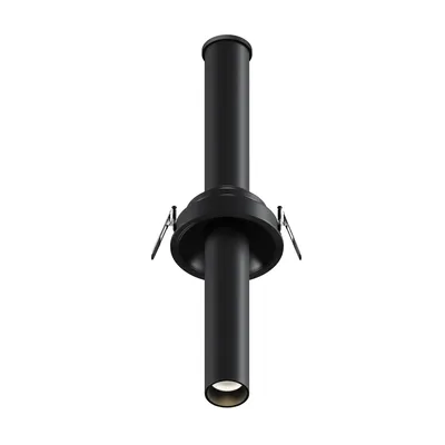 Produktbild von Maytoni Einbaustrahler Focus T LED incl. Schwarz aus Aluminum 7W für Küche, Schlafzimmer, Wohnzimmer, Esszimmer, Lobby