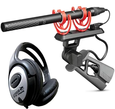 Produktbild von Rode NTG-5 KIT Richtmikrofon Set mit Kopfhörer