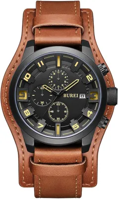 Produktbild von Watch Herren Uhren Quarz Herren Armbanduhren Minimalistische Uhr Herren Analog Wasserdicht Armbanduhr mit Datum