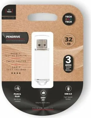 Obrázek produktu pro USB Pendrive Tech One Tech TEC3007-32 White 32 GB