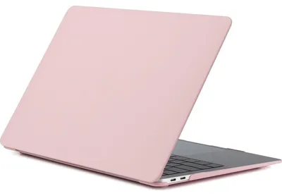 Produktbild von Mobigear Schutzhülle für MacBook Air 13 Zoll (2018-2020), Hartschalenhülle, MacBook Case - Pastellrosa - Modell A1932 / A2179 / A2337