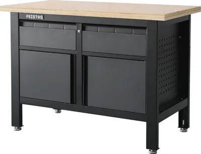 Obrázek produktu pro FEISTOS Vybavení dílny Titos 3 Pracovní stůl se zásuvkami 120 cm