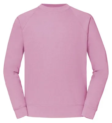 Productafbeelding van Fruit of the Loom - "Classic" sweatshirt voor heren/dames, uni, raglanmouwen, model LT2391 (maat L) (lichtroze)