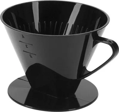 Produktbild von Famanu Filterhalter für bis zu 4 Tassen Kaffee - Schwarz