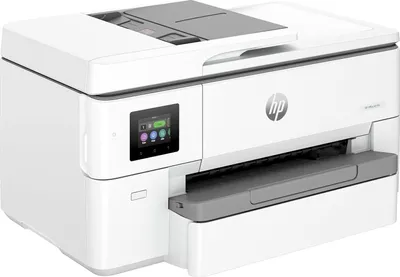 Produktbild von HP OfficeJet Pro 9720 Wide Format All-in-One Printer, Farbe, Drucker für Kleine Büros, Drucken, Kopieren, Scannen, Faxen, Wireless; Print from phone or tablet; Automatic document feeder; Two-sided printing; Scan to email; Scan to pdf; Touchscreen; Quiet mode, Thermal Inkjet, Farbdruck, 4800 x 1200 DPI, Farbkopieren, A3, Grau