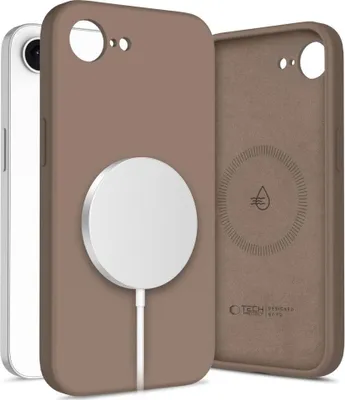 Zdjęcie produktu dla Tech-Protect Silicone Magsafe Iphone 16E / 17E Chocolate Brown