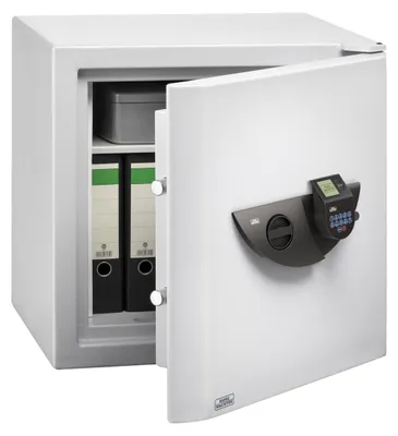 Produktbild von BURG WÄCHTER Tresor WS Office-Doku 821 E FP Sicherheitsstufe 2 nach EN 1143-1 mit Feuerschutz lichtgrau 64,1 x 55,5 x 62,6 cm