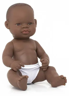 Produktbild von Miniland Babypuppe afrikanischer Junge, 32 cm, Anatomisch Korrekt