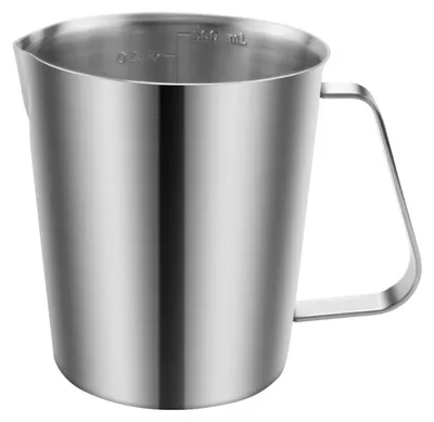 Produktbild von Edelstahl-Messbecher mit Ausgießlippe 500ml / 16Oz
