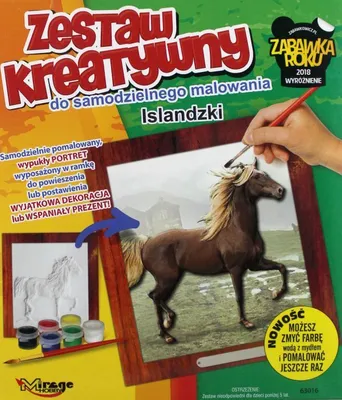 Imagen del producto de Kit creativo para pintar: Caballo Islandés
