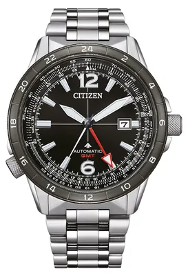 Produktbild von Citizen NB6046-59E Promaster Sky Herrenuhr Automatik GMT Stahl/Schwarz