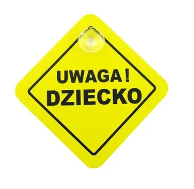 Obrázek produktu pro Nálepka S Přísavkou Pozornost Dítěte