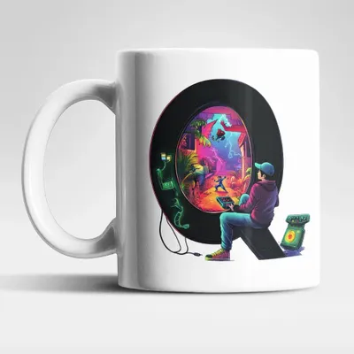 Produktbild von Name A bis Z Gamer Spieler Zocker Kaffeetasse Teetasse Tasse Geschenkidee – Q