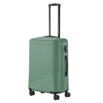 Produktbild von Travelite Bali Reisekoffer M Trolley 67cm 4 Rad Rollen TSA Hartschale grün