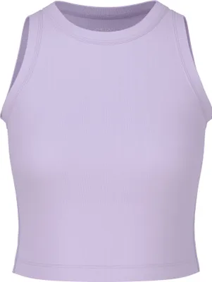 Produktbild von Uni Cropped Top aus Baumwollestretch