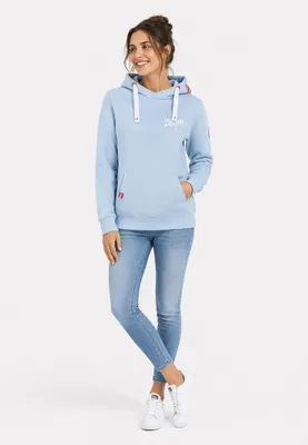 Produktbild von EIGHT 2 NINE Kapuzenpullover Spruch Print Design Kängurutasche Kapuze Größe: XL