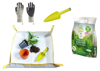 Produktbild von Gardners Set für das Umpflanzen von Kräutern