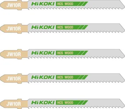 Imagen del producto de Hojas de sierra de calar JW10R de Hitachi, para madera (paquete de 5 unidades)