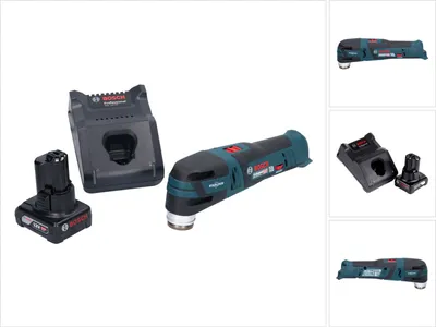 Obrázok produktu pre Bosch GOP 12V-28 Professional Akumulátorová multifunkčná fréza Starlock Brushless + 1x akumulátor 6,0 Ah + nabíjačka
