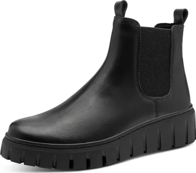 Produktbild von MARCO TOZZI Damen Chelsea Stiefelette Plateau 2-25444-45, Größe:41 EU, Farbe:Schwarz