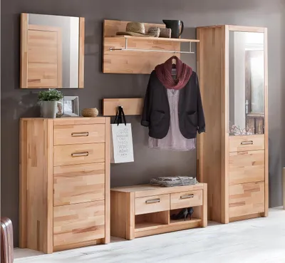 Produktbild von Garderobe Flurmöbel Komplettset Garderobenprogramm Dielenmöbel "Leduc I"