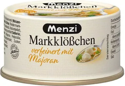 Produktbild von Menzi Markklößchen verfeinert mit Majoran, 125g