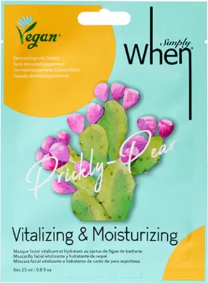 Obrázok produktu pre Keď, Simply Vegan, Vitalizačná a hydratačná pleťová maska, Opuncia, 23 ml