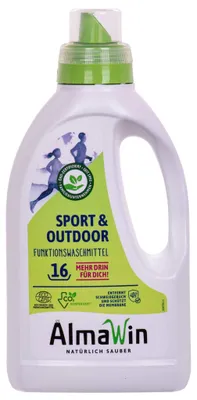 Produktbild von AlmaWin Flüssigwaschmittel zum Waschen von Sport- und Outdoorbekleidung (16 Wäschen)
