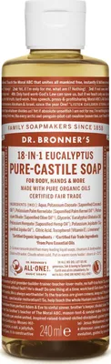Productafbeelding van Dr. Bronner's Liquid soap eucalyptus (240 ml)