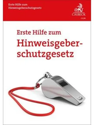 Produktbild von Erste Hilfe zum Hinweisgeberschutzgesetz