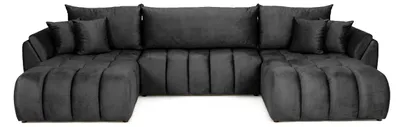 Zdjęcie produktu dla Narożnik w kształcie U z funkcją spania Oti, Monolith szary (95)