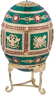 Obrázek produktu pro smaltované vejce ve stylu Fabergé, Rotonka Redonka, dekorativní předmět