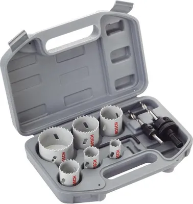 Produktbild von 9-tlg. Lochsägen-Set HSS-Bimetall Universal
