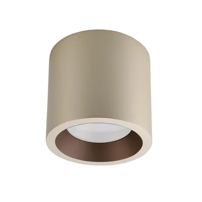 Productafbeelding van Leds-C4 Cosmos - LED-plafondlamp voor buitenmontage, goudkleurig, 12,6 cm, 1324 lm, 3000K, IP65