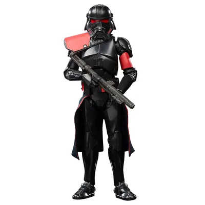 A full-body shot of a Star Wars Purge Trooper action figure.