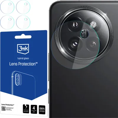 Produktbild von 3mk Hybridglas Lens Protection für Xiaomi Civi 4 Pro Kamera Objektiv Kameralinse 0,16mm 6H (4 Stück)