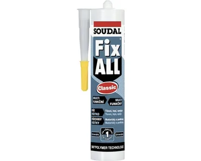 Image de Mastic colle Soudal Fix All Classic, 290 ml, blanc